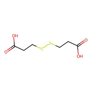 3,3'-Dithiodipropionic acid structure