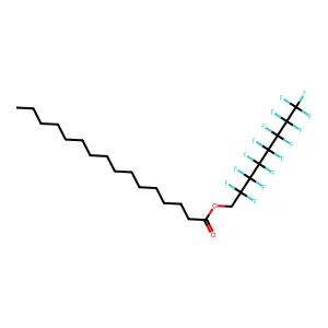 2,2,3,3,4,4,5,5,6,6,7,7,8,8,8-Pentadecafluorooctyl hexadecanoate structure