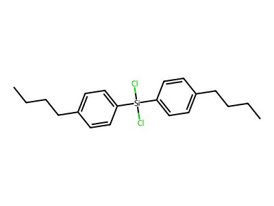 Silane, bis(4-butylphenyl)dichloro- structure