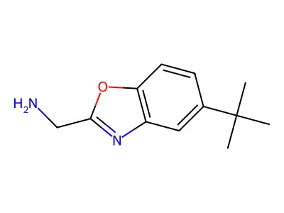 5-Tert-butyl-2-(chloromethyl)-1,3-benzoxazole structure