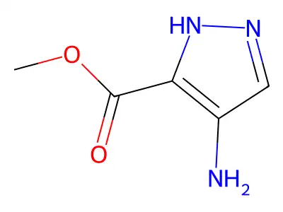 Methyl 4-amino-1H-pyrazole-5-carboxylate structure