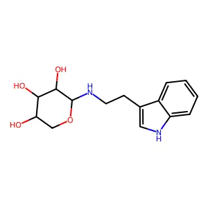N-3-Ethylindole-D-xylosylamine structure