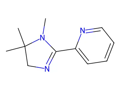 Pyridine, 2-(1,5,5-trimethyl-2-imidazolin-2-yl)- structure