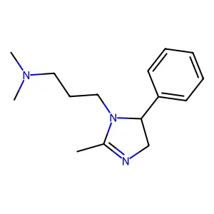2-Imidazoline, 1-(3-(dimethylamino)propyl)-2-methyl-5-phenyl- structure