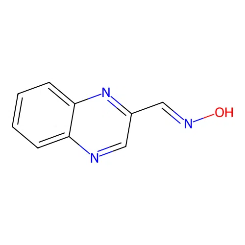 2-Quinoxalinecarbaldehyde oxime structure