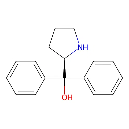 2-Pyrrolidinemethanol, alpha,alpha-diphenyl-, (R)- structure