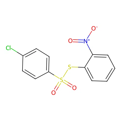 1-(4-Chlorophenyl)sulfonylsulfanyl-2-nitro-benzene structure