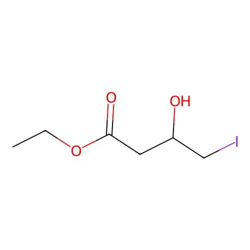 Ethyl 3-hydroxy-4-iodobutanoate structure