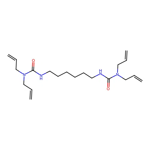 3,3'-Hexamethylenebis(1,1-diallylurea) structure