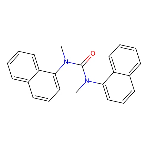 1,3-Dimethyl-1,3-dinaphthalen-1-ylurea structure