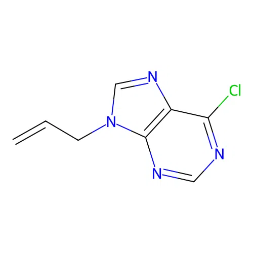 6-Chloro-9-prop-2-enylpurine structure