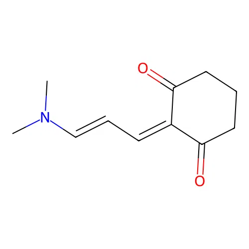 2-[3-(Dimethylamino)-2-propenylidene]-1,3-cyclohexanedione structure