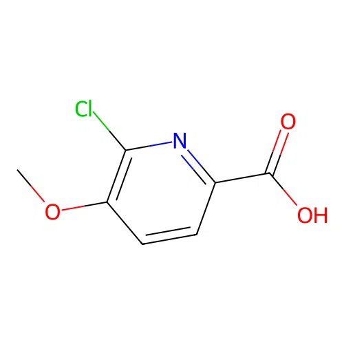 6-Chloro-5-methoxy-2-pyridinecarboxylic acid structure