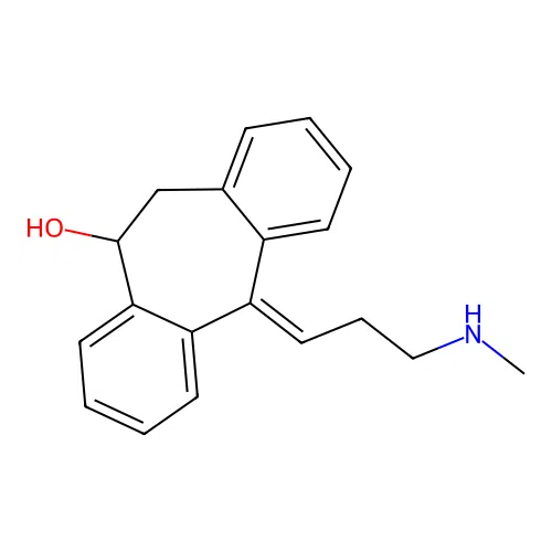 10-Hydroxynortriptyline, (E)- structure