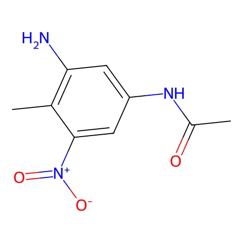 4-Acetamido-2-amino-6-nitrotoluene structure