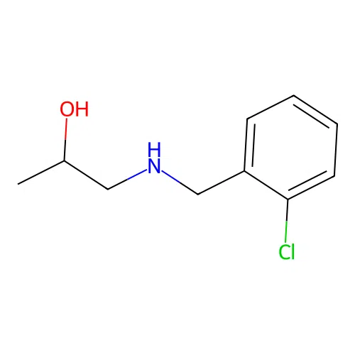 2-(2-Chlorobenzyl)amino-1-methylethanol structure