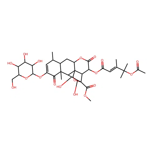 Bruceantinoside C structure