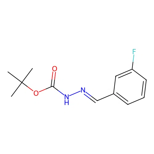 tert-butyl N-[(3-fluorophenyl)methylideneamino]carbamate structure