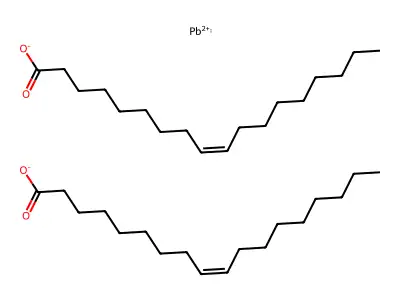 Lead(2+);octadec-9-enoate structure