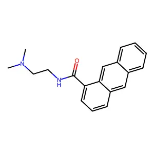 1-Anthracenecarboxamide, N-(2-(dimethylamino)ethyl- structure