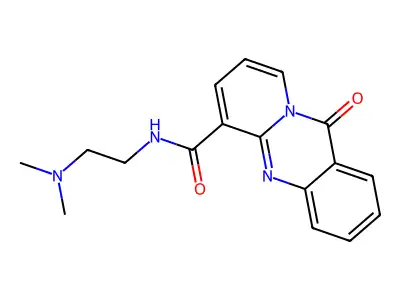 N-(2-(Dimethylamino)ethyl)-11-oxo-11H-pyrido(2,1-b)quinazoline-6-carboxamide structure
