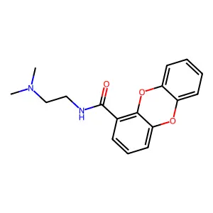Dibenzo(b,e)(1,4)dioxin-1-carboxamide, N-(2-(dimethylamino)ethyl)- structure
