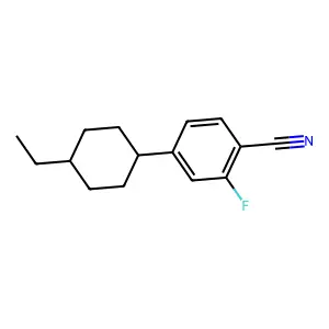 4-(4-Ethylcyclohexyl)-2-fluorobenzonitrile structure