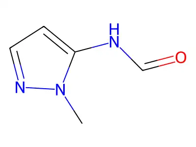 5-Formamido-1-methylpyrazole structure