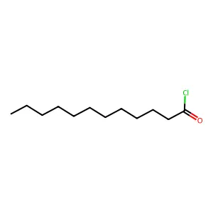 Dodecanoyl chloride structure