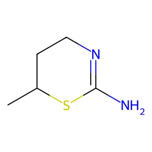 2-Amino-5,6-dihydro-6-methyl-4H-1,3-thiazine structure
