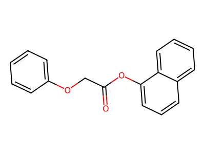 Acetic acid, phenoxy-, naphthalenyl ester structure