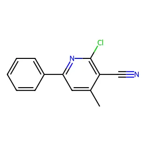 2-Chloro-4-methyl-6-phenylnicotinonitrile structure