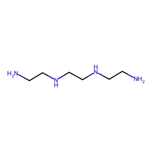 Triethylenetetramine structure