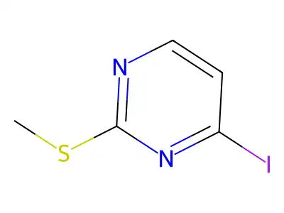 4-Iodo-2-(methylthio)pyrimidine structure