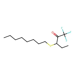 1,1,1-Trifluoro-3-octylthiopentan-2-one structure