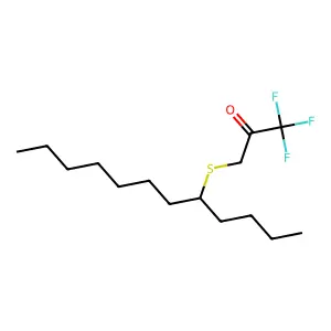 3-Dodecan-5-ylthio-1,1,1-trifluoropropan-2-one structure