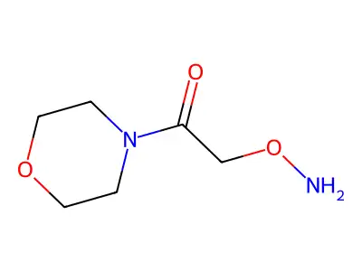 2-Aminooxy-1-morpholin-4-ylethanone structure