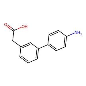 (4'-Amino-biphenyl-3-yl)-acetic acid structure