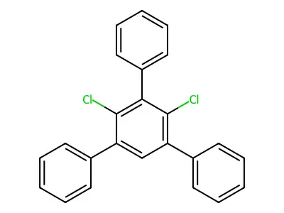 2,4-Dichloro-1,3,5-triphenylbenzene structure