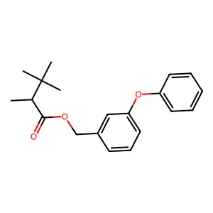 (3-Phenoxyphenyl)methyl 2,3,3-trimethylbutanoate structure