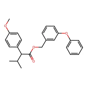 (3-Phenoxyphenyl)methyl 2-(4-methoxyphenyl)-3-methylbutanoate structure