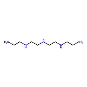 Tetraethylenepentamine structure