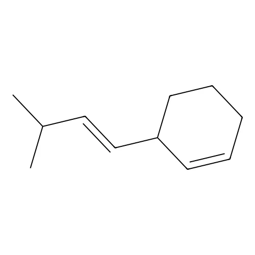3-(3-Methylbut-1-enyl)cyclohexene structure