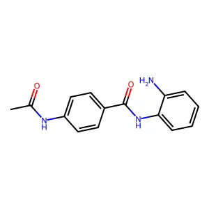 Tacedinaline structure