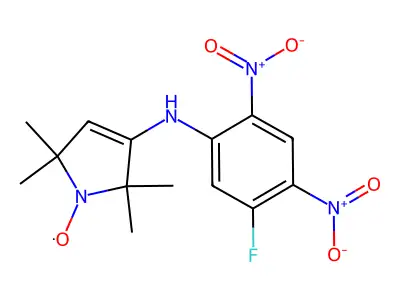 3-(5-Fluoro-2,4-dinitroanilino)-1-oxyl-2,2,5,5-tetramethyl-3-pyrrolidine structure