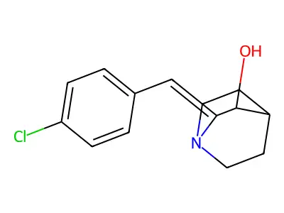 2-[(4-Chlorophenyl)methylidene]-1-azabicyclo[2.2.2]octan-3-ol structure