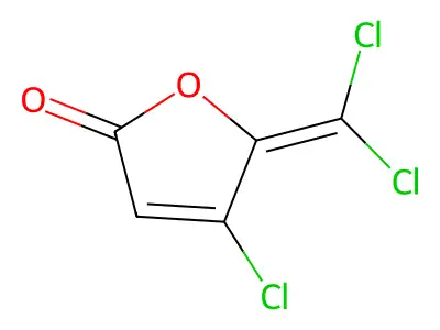 2(5H)-Furanone, 4-chloro-5-(dichloromethylene)- structure