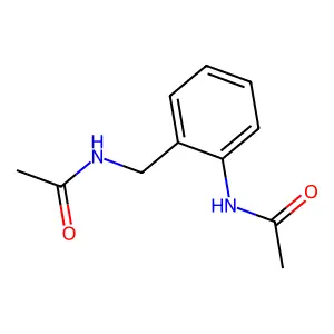 Acetamide, N-[2-[(acetylamino)methyl]phenyl]- structure