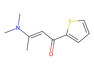 3-(Dimethylamino)-1-(2-thienyl)but-2-en-1-one structure