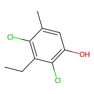 2,4-Dichloro-3-ethyl-5-methylphenol structure